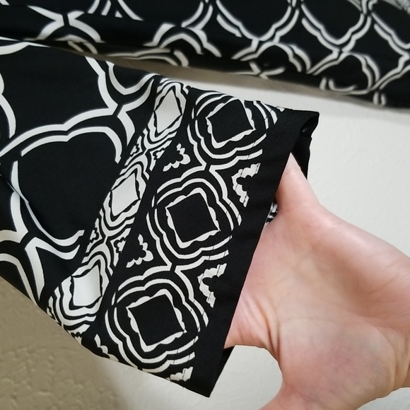 Alyn Paige New York Women's Black & White Dress Size M - Picture 5 of 5